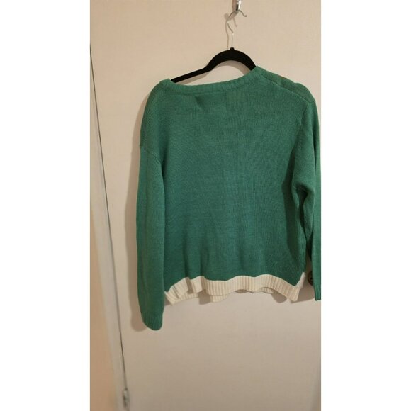 Ugly Christmas Sweater Reindeer Mens Large Christmas Ornaments Xmas Party - Picture 2 of 7